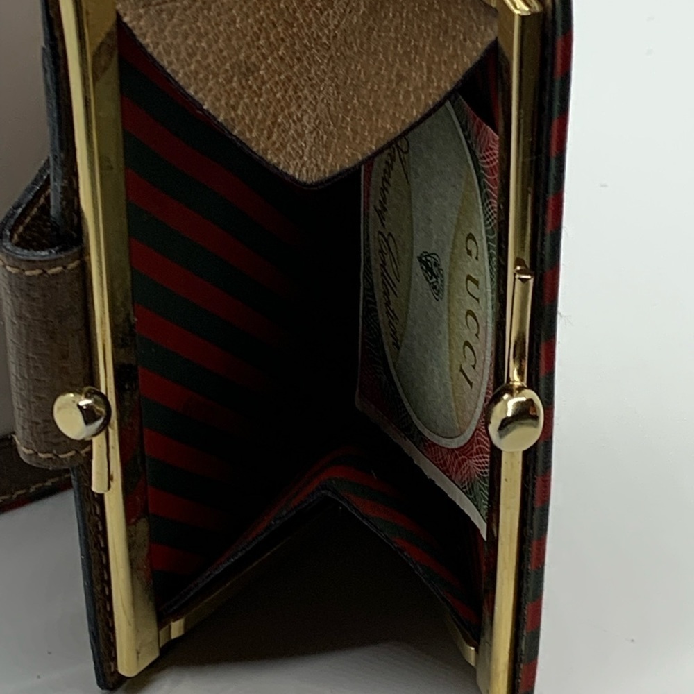 Vintage~ Gucci Wallet ~ GG Authentic  Womens​​​​​​​​​​​​​​​​​​​​​​​​​​ - Picture 7 of 10